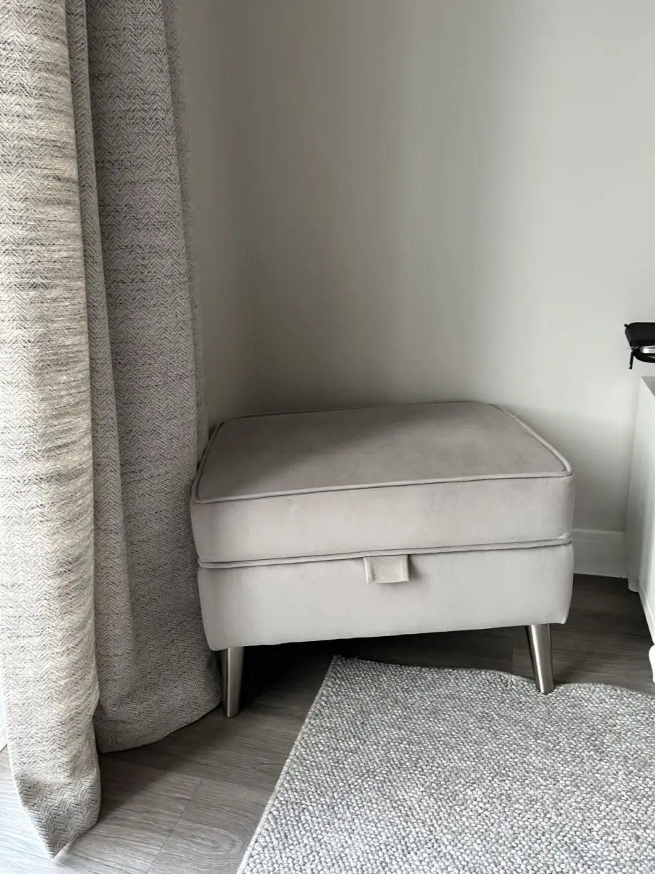 Sofology Gabrielle 3-seat sofa, loveseat and footstool in grey
