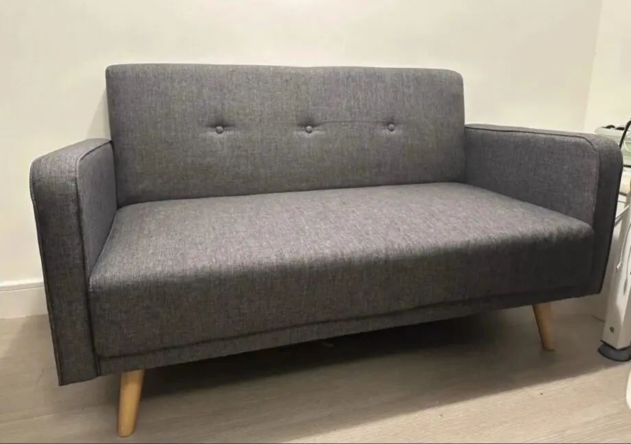 Grey 2 seater sofa
