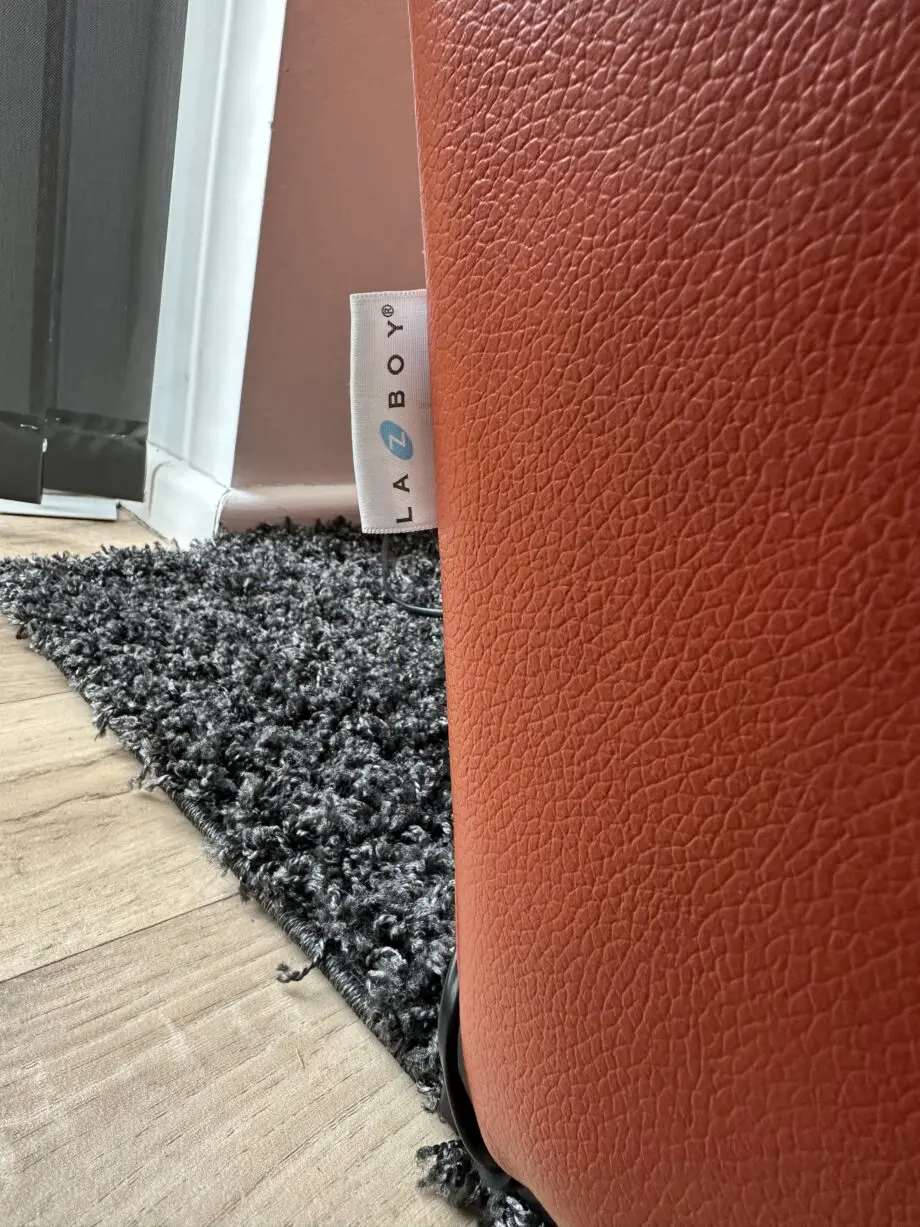 La-Z-Boy Burnt Orange Premium Leather Electric Reclining Corner Sofa