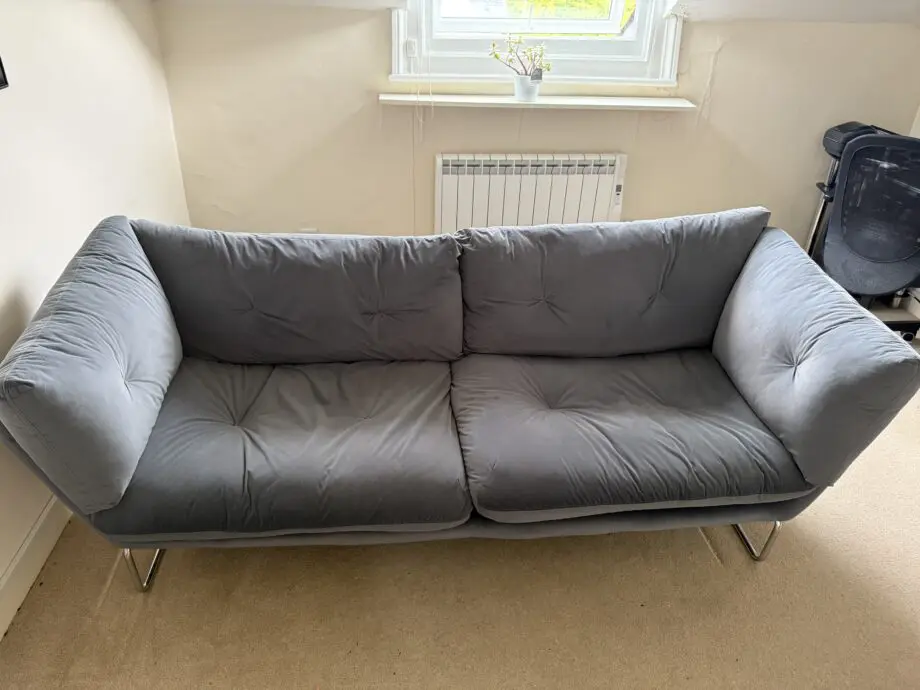 Blue Comfy 2 Seater Sofa from Homesense