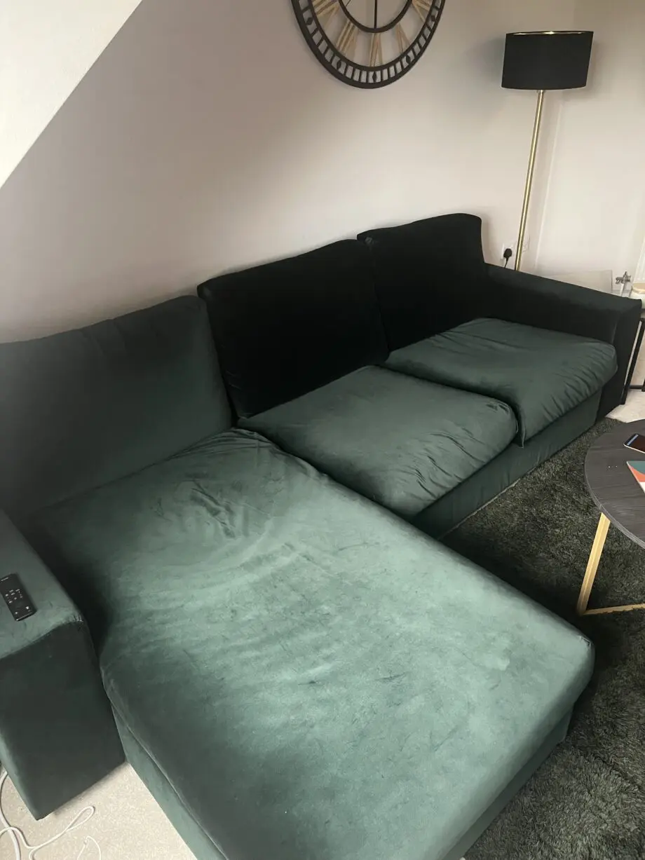 IKEA VILME 3-seat sofa with chaise longue