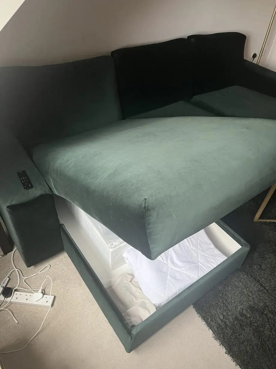 IKEA VILME 3-seat sofa with chaise longue