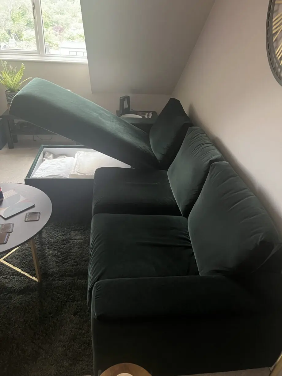IKEA VILME 3-seat sofa with chaise longue
