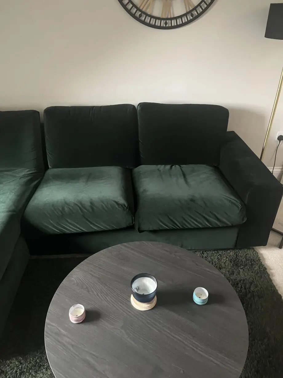 IKEA VILME 3-seat sofa with chaise longue