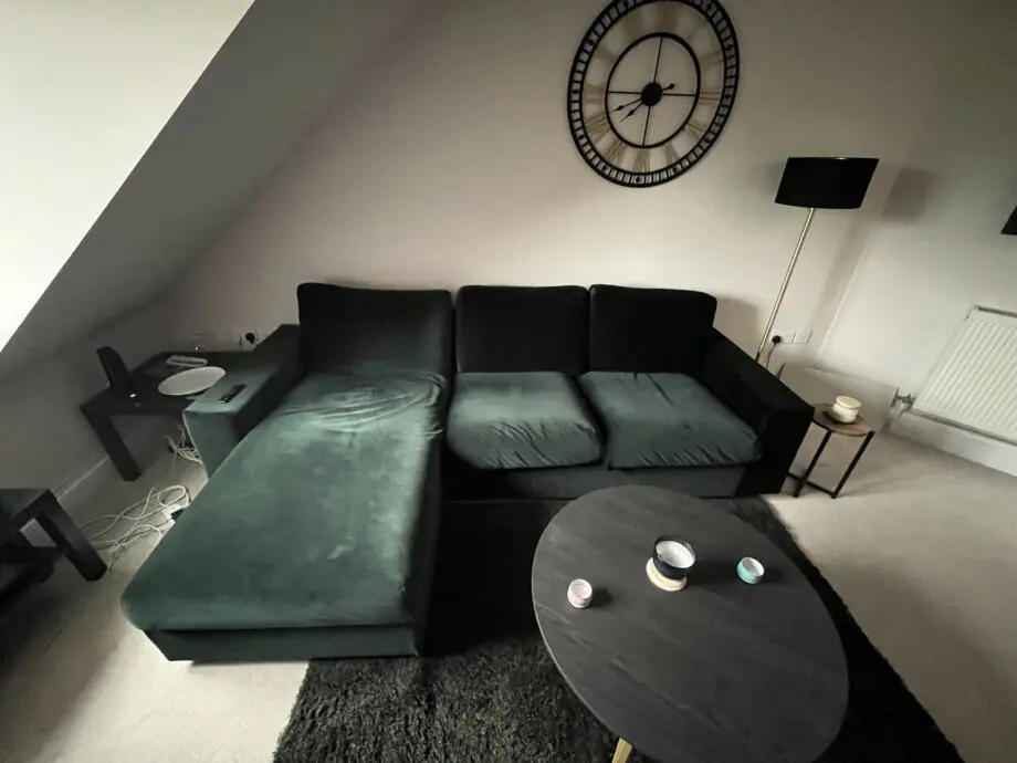IKEA VILME 3-seat sofa with chaise longue