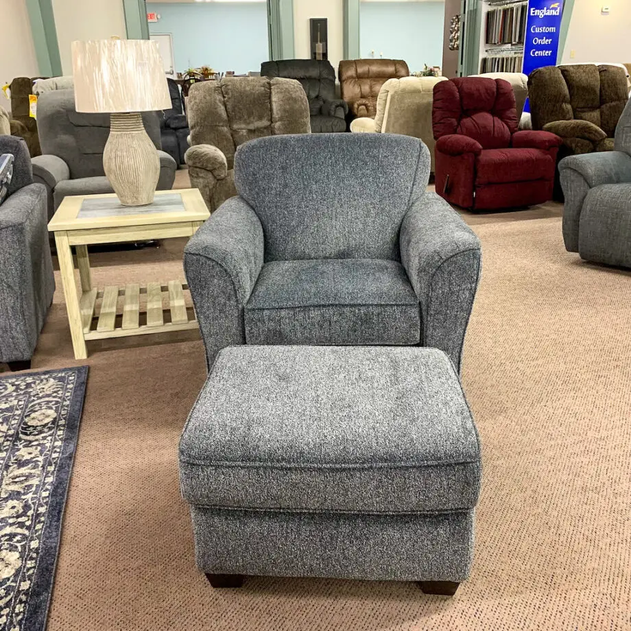 Arm Chair + Footstool Sale