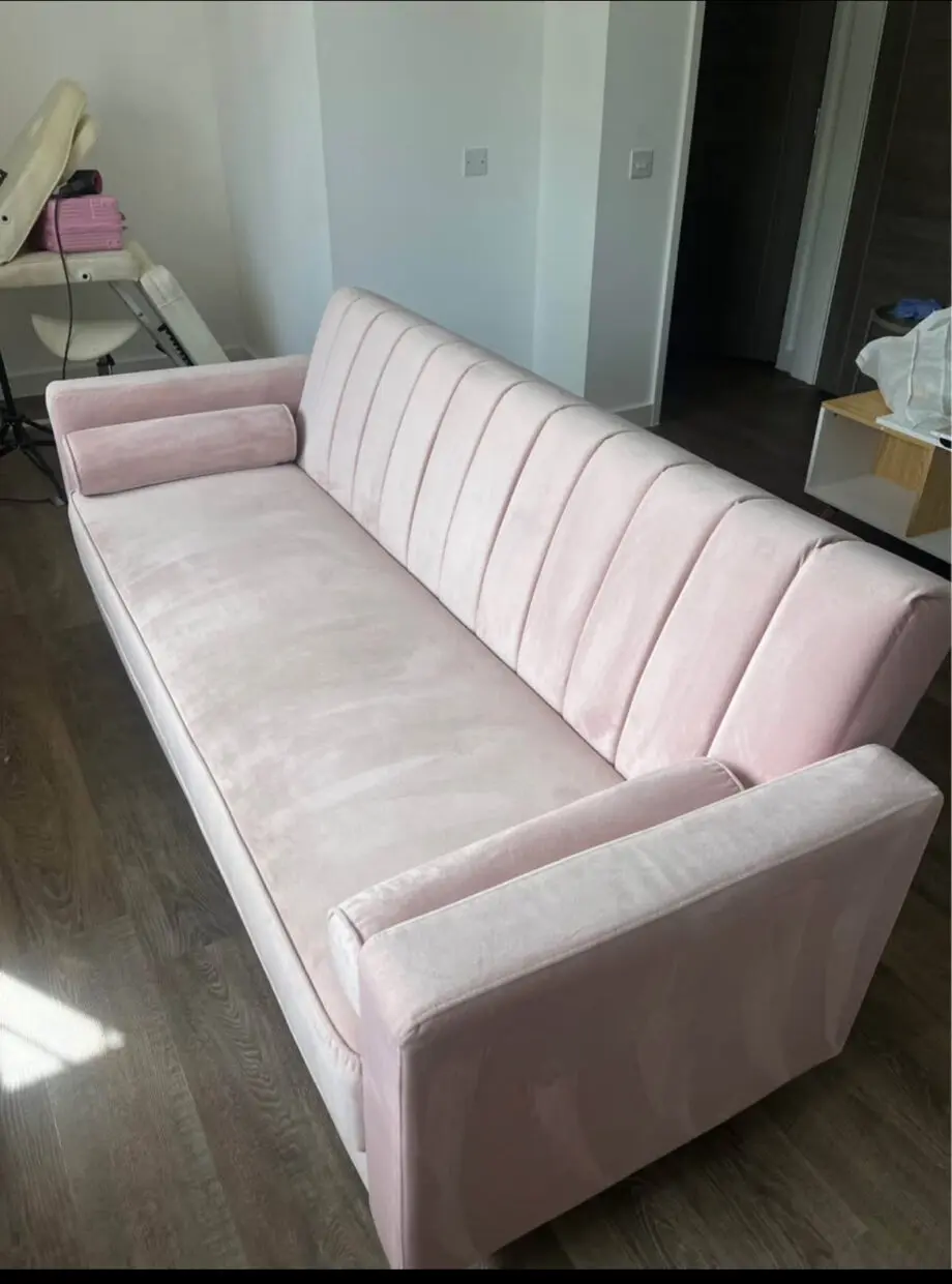 Dusty Pink Sofa Bed