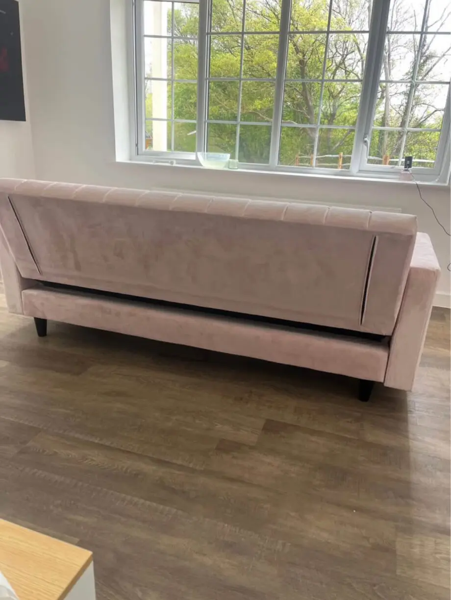 Dusty Pink Sofa Bed