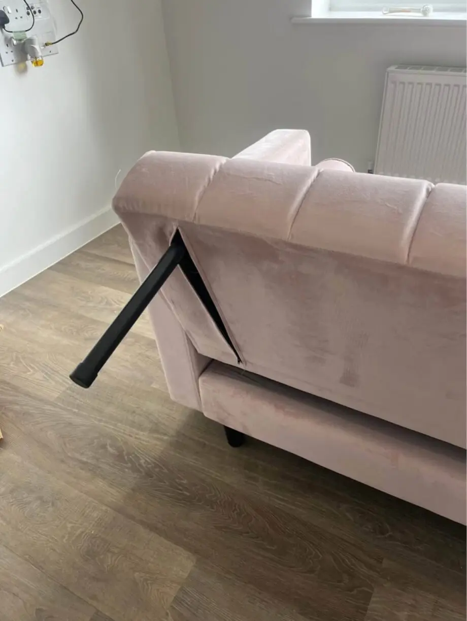 Dusty Pink Sofa Bed