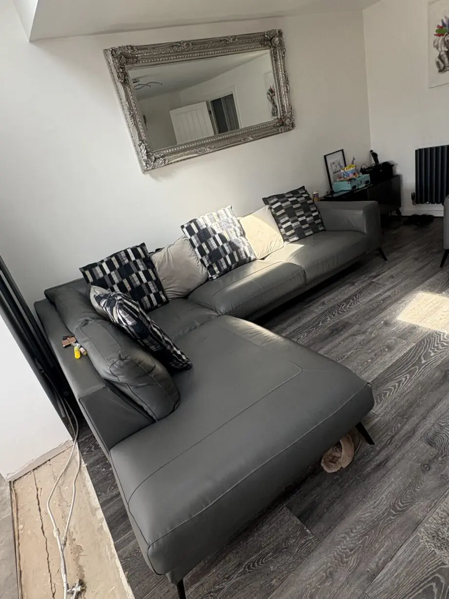 DFS corner sofa and chair