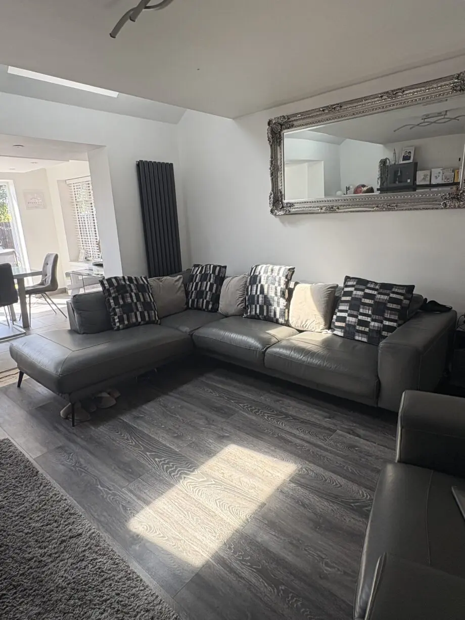 DFS corner sofa and chair