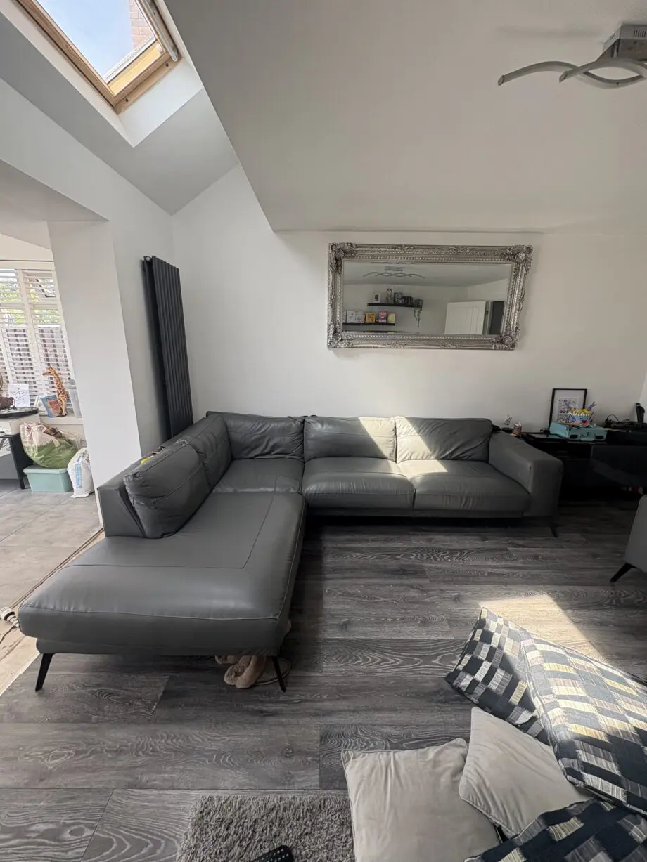 DFS corner sofa and chair