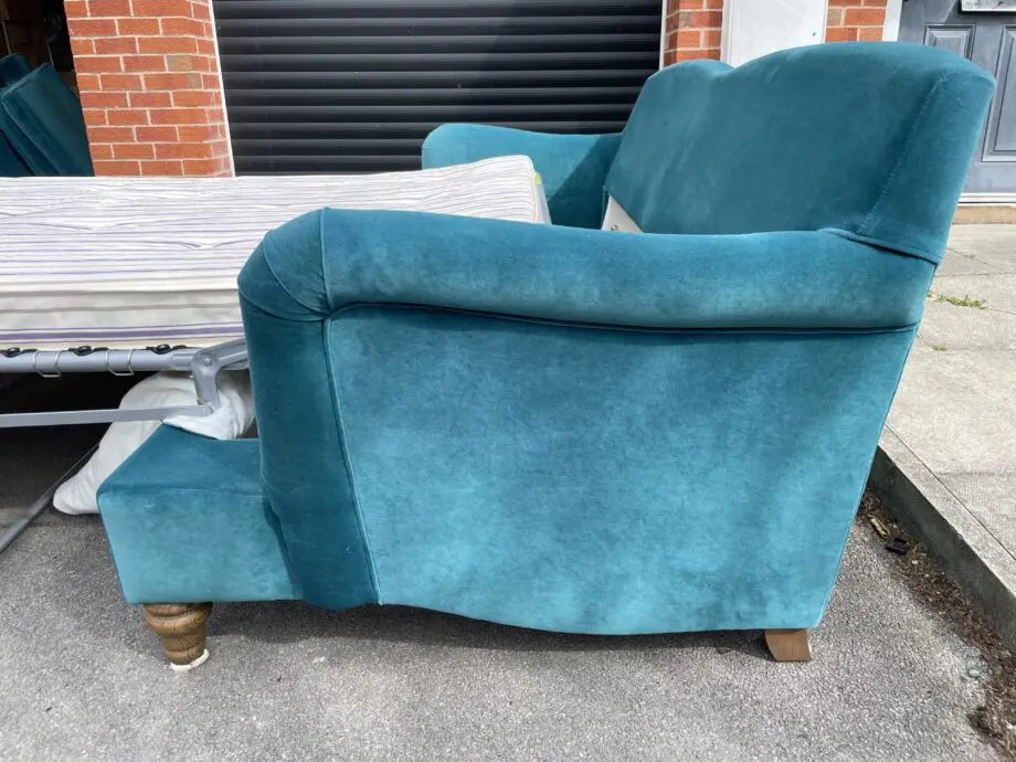 Sofa.com Neputune velvet Bluebell sofabed