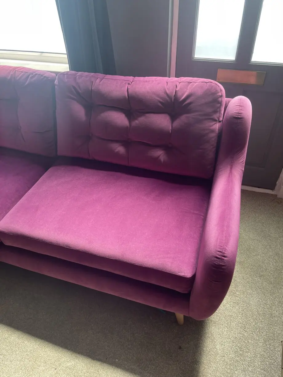 DFS French Connection Pink Camden Sofa