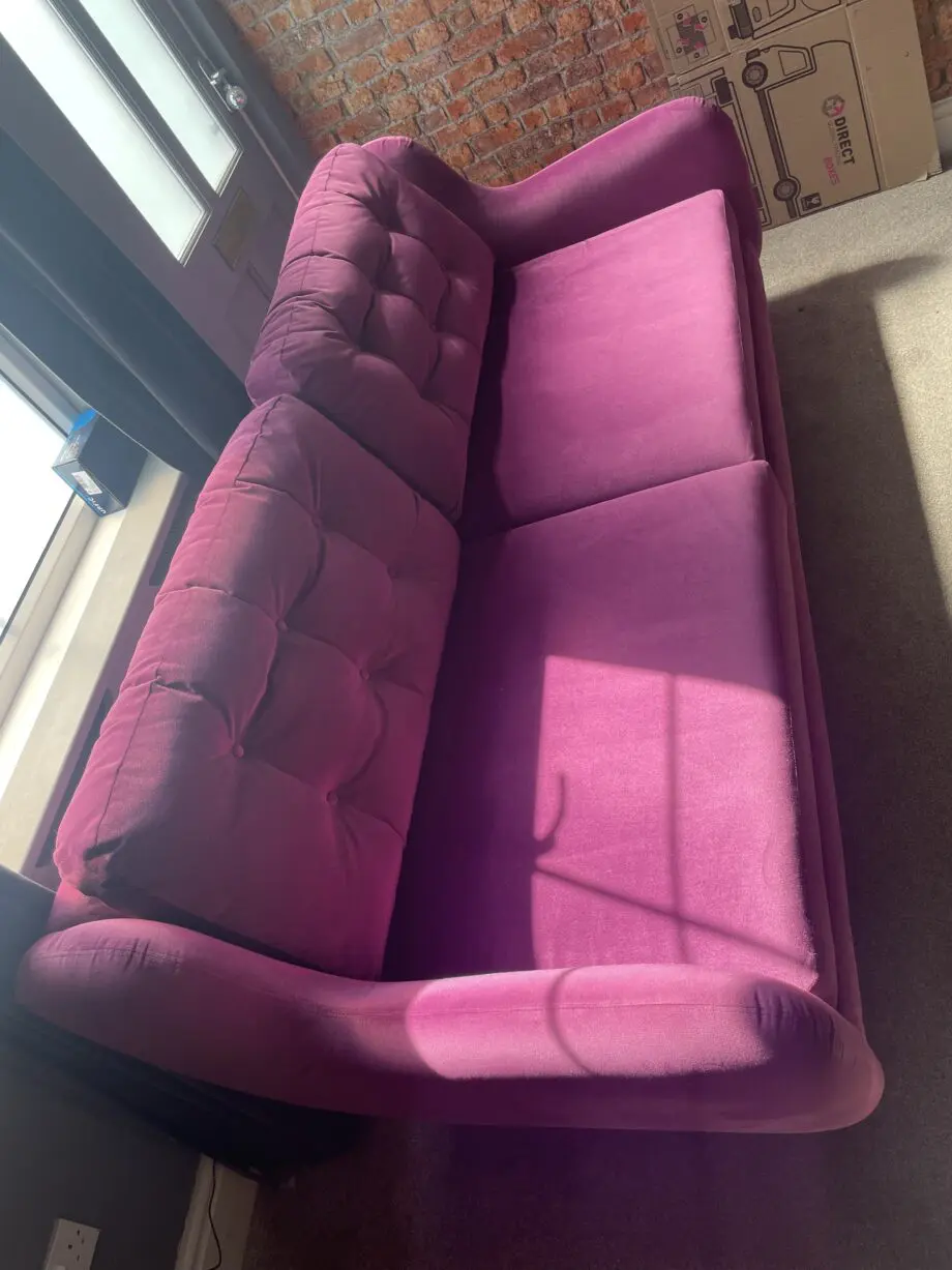 DFS French Connection Pink Camden Sofa