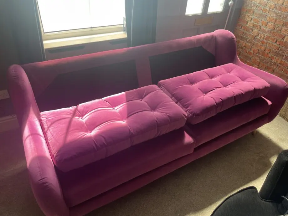 DFS French Connection Pink Camden Sofa