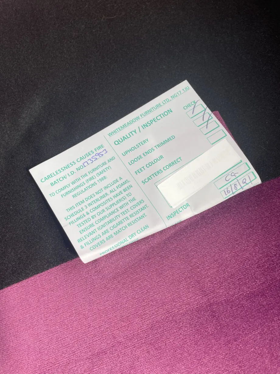 DFS French Connection Pink Camden Sofa