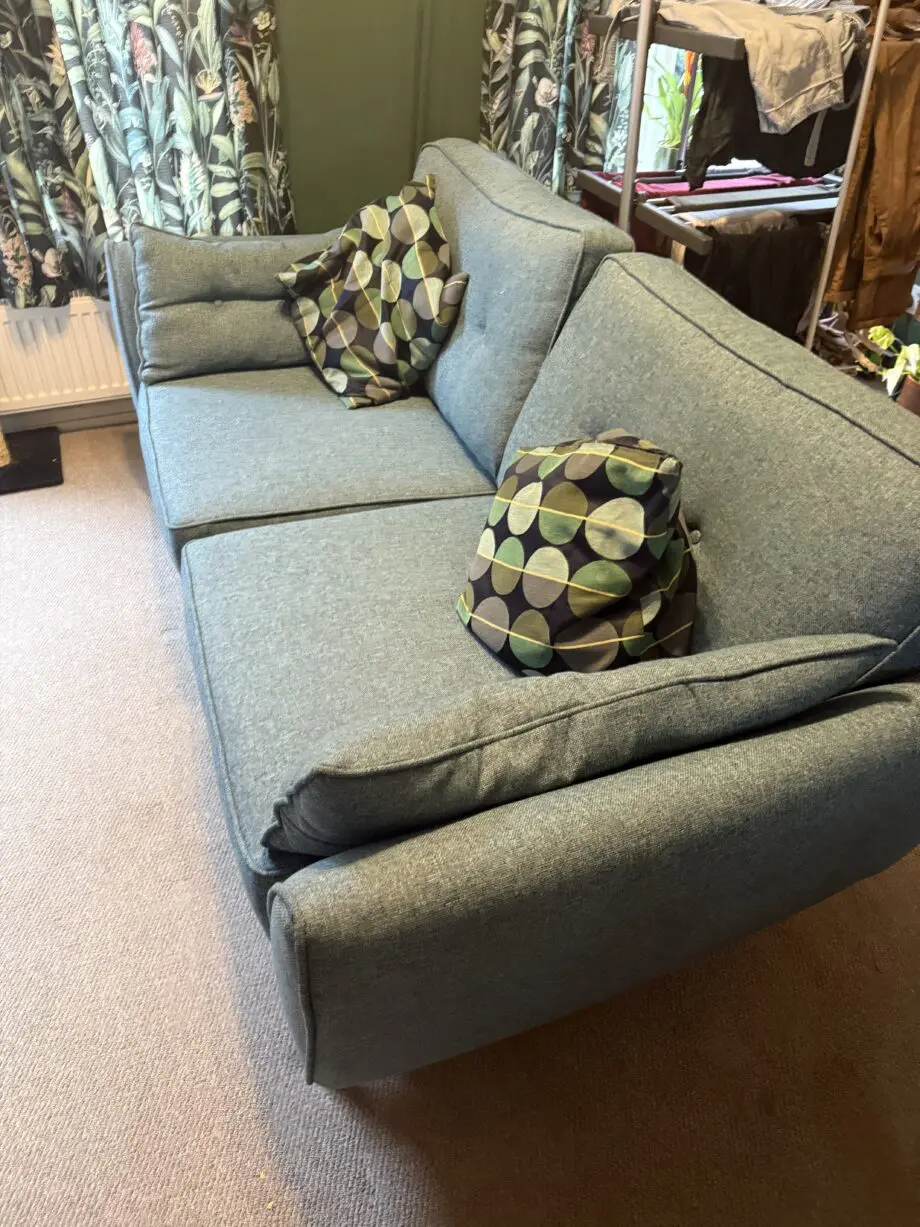 Dfs (french connection) Teal Sofa