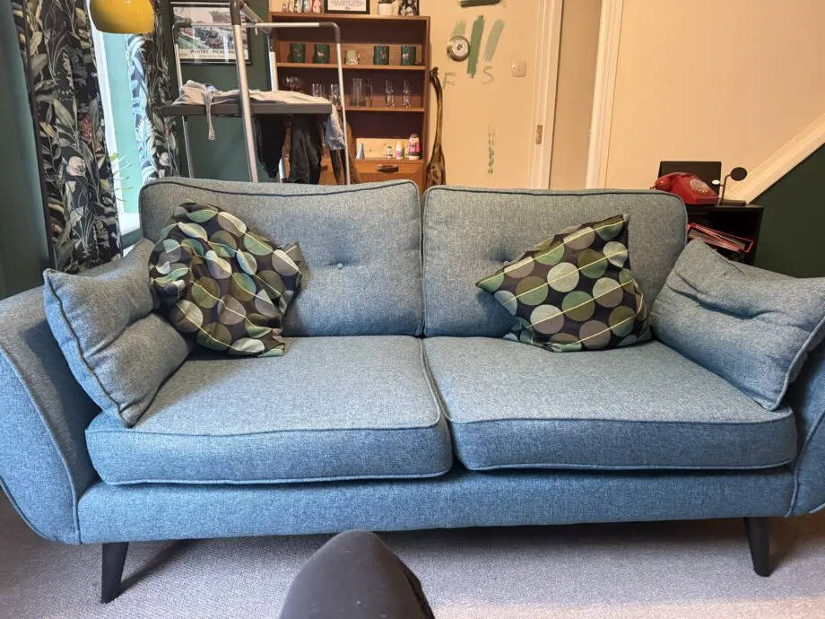 Dfs (french connection) Teal Sofa