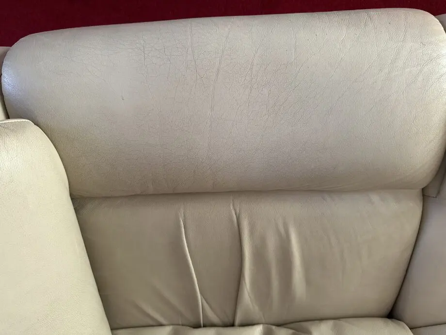G-Plan cream Chloe double electric recliner sofa