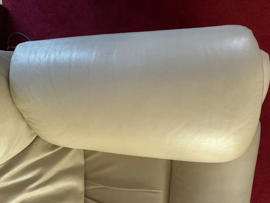 G-Plan cream Chloe double electric recliner sofa