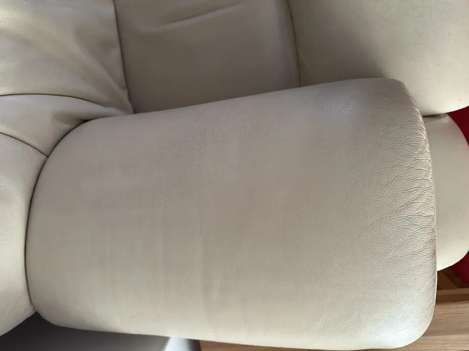 G-Plan cream Chloe double electric recliner sofa