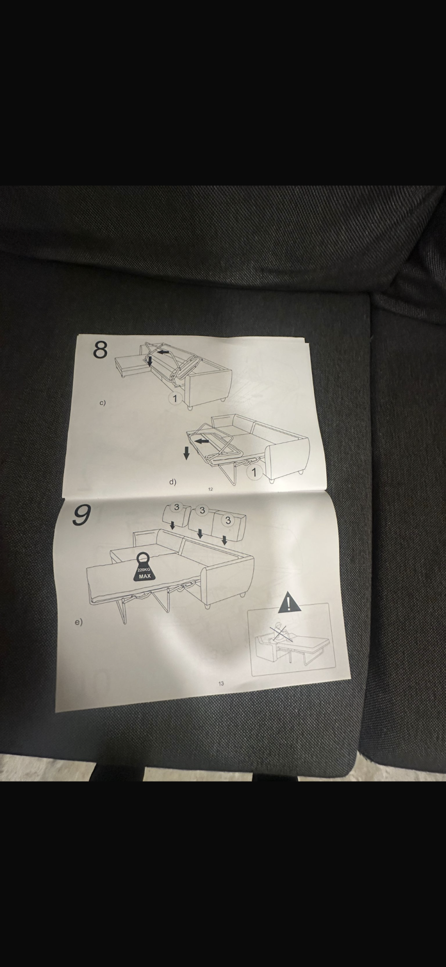 MADE Corner Sofa Bed