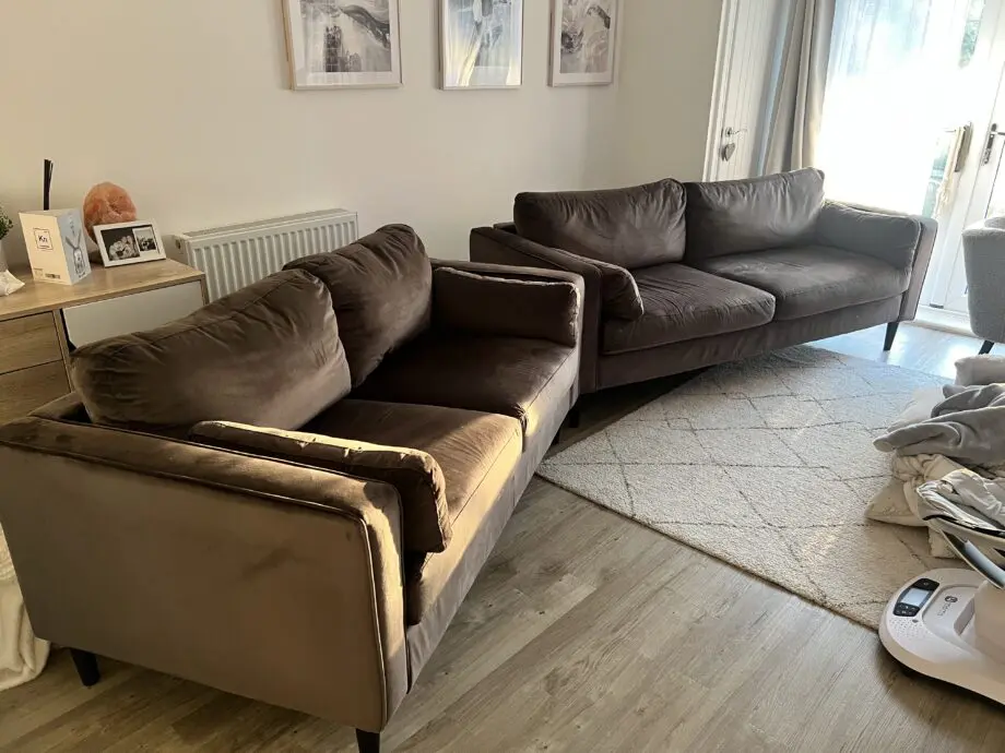 BASE Furnishings 3 and 2 seater sofas.