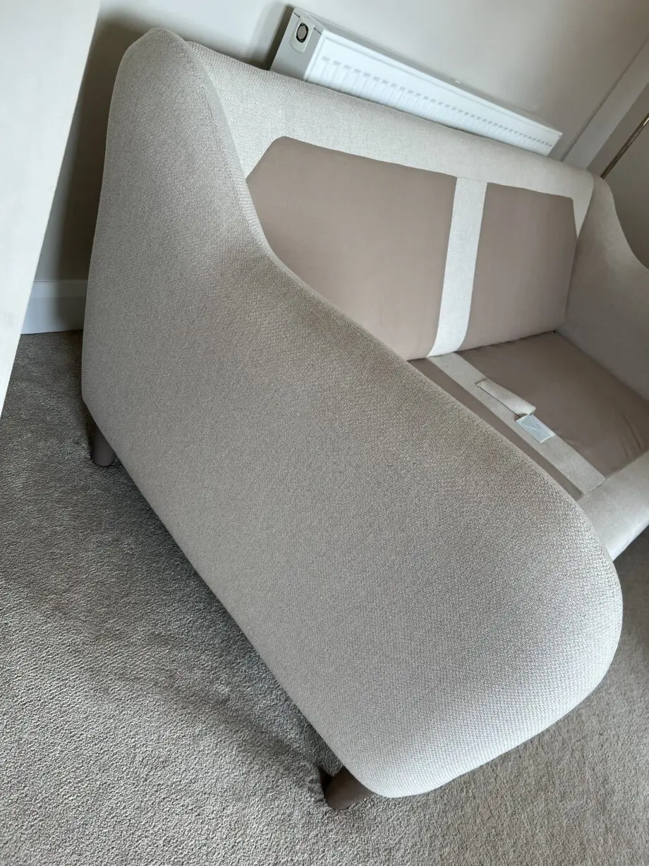 3 seater cream sofa