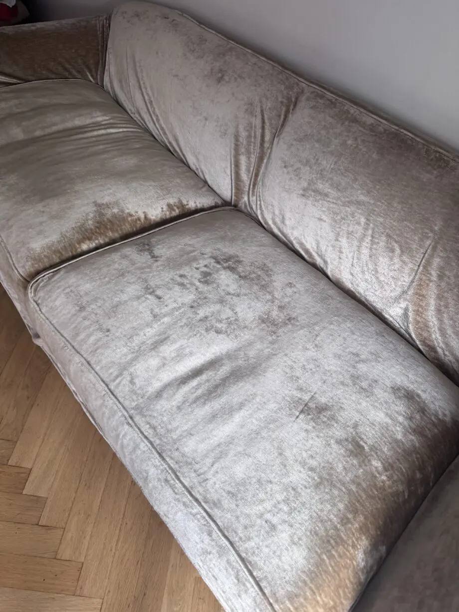 Velvet Beige Two and Three Seater Set