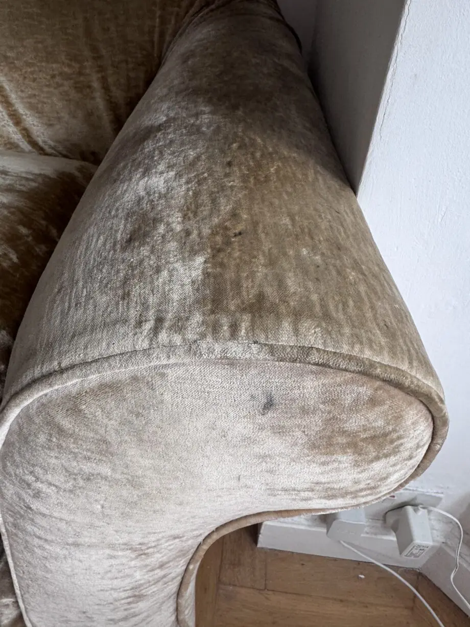 Velvet Beige Two and Three Seater Set