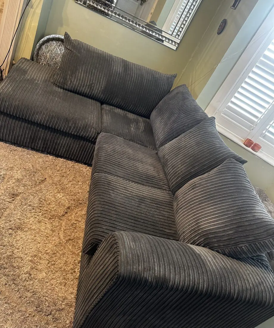 L Shape Corner Sofa in Grey