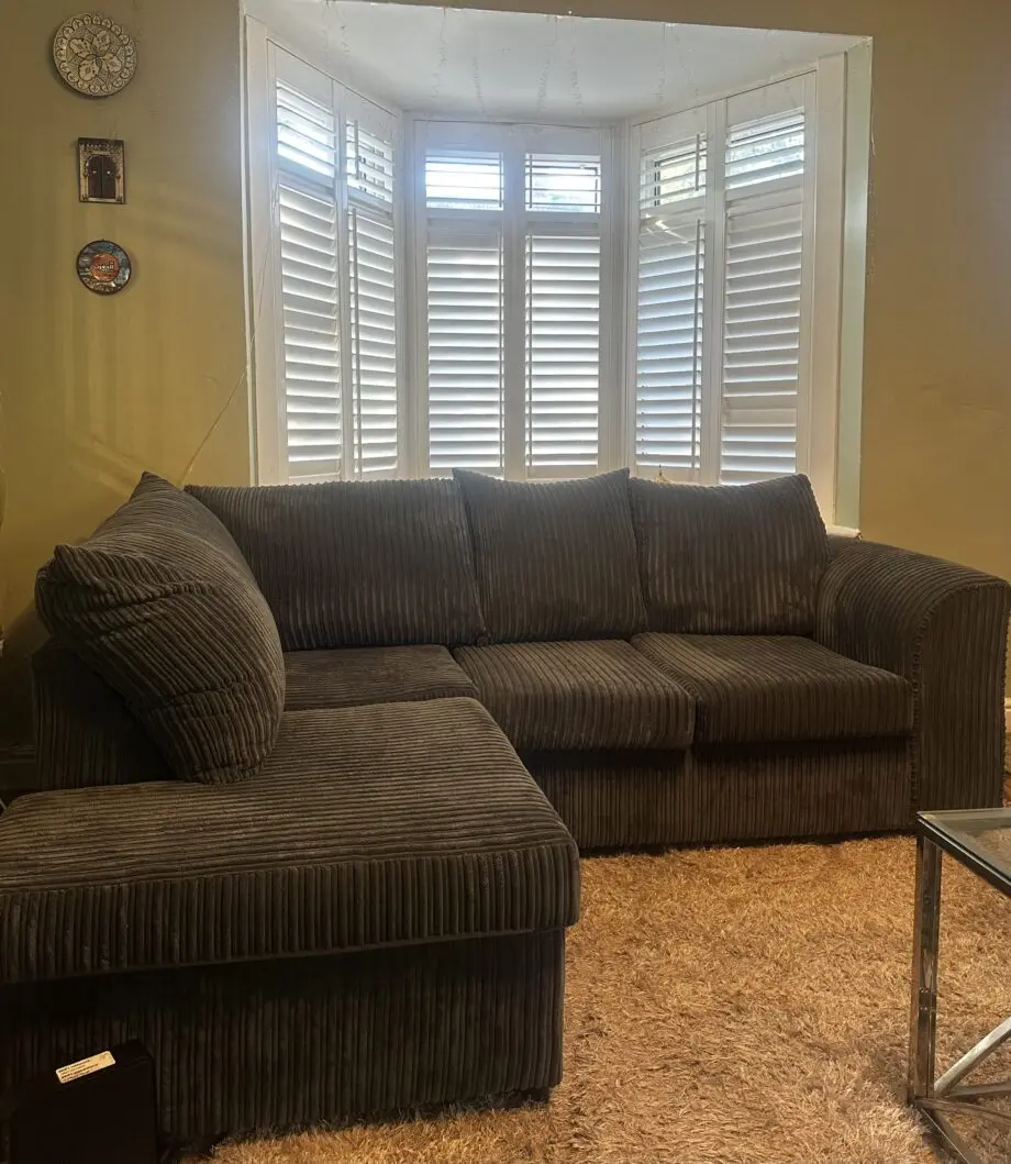 L Shape Corner Sofa in Grey