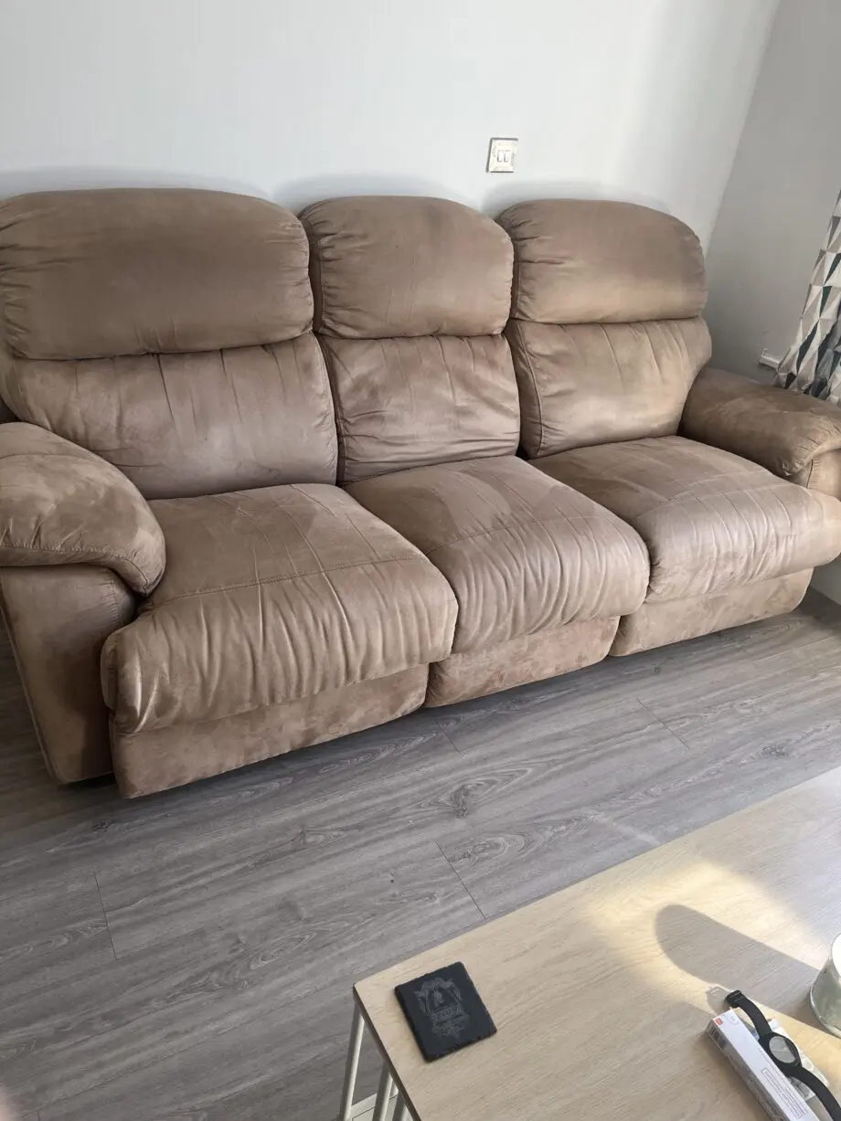 Sofology tanned 3 seat recliner