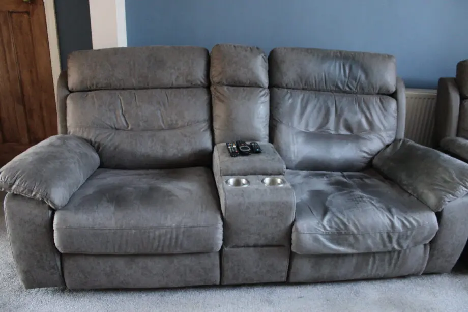SCS Alexander Power Recliner Set in Grey