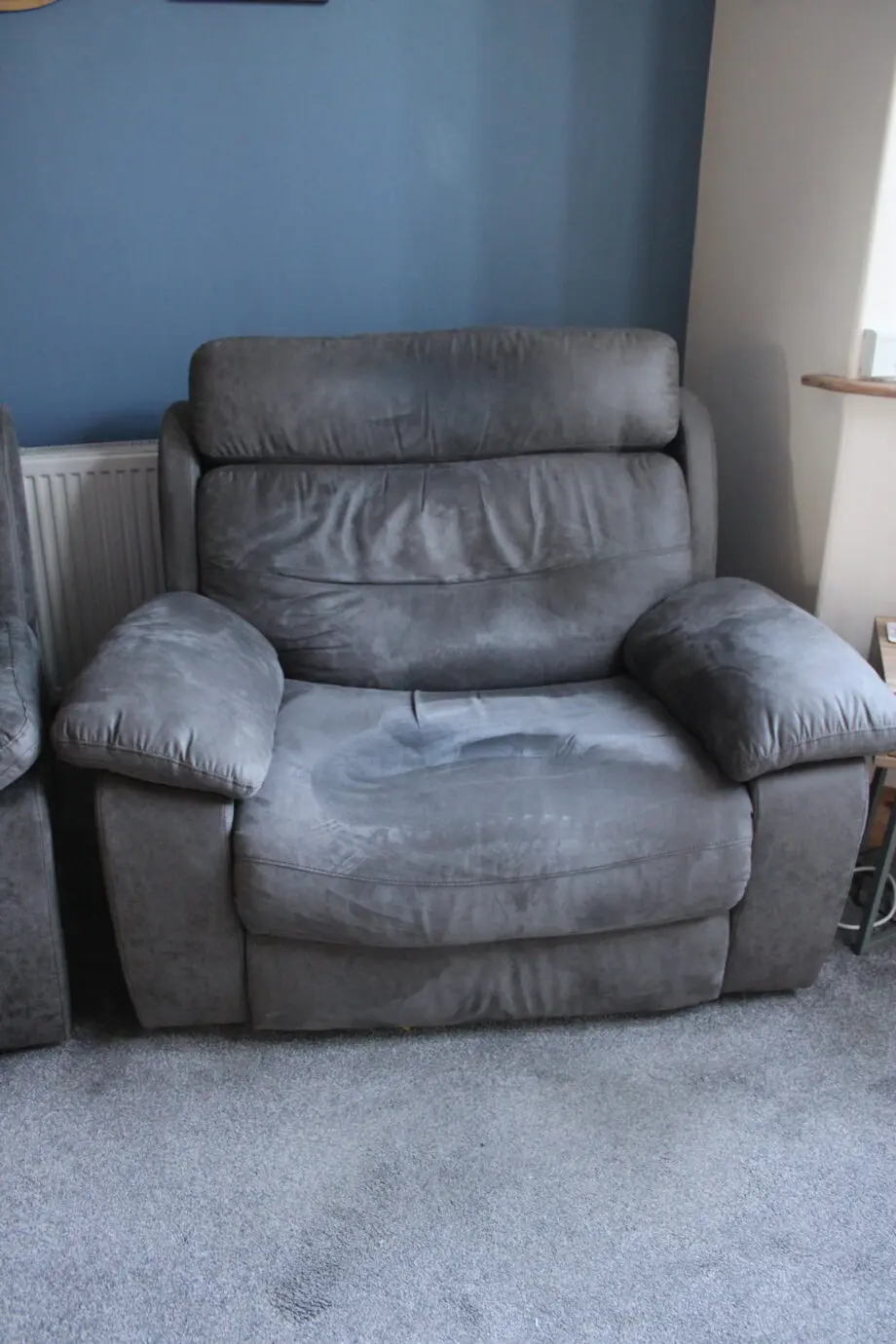 SCS Alexander Power Recliner Set in Grey