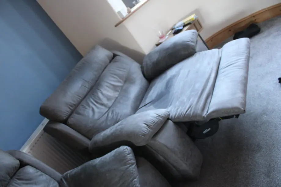 SCS Alexander Power Recliner Set in Grey