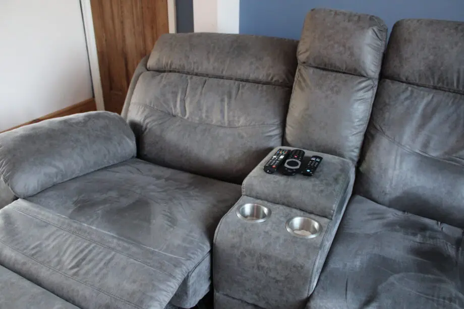 SCS Alexander Power Recliner Set in Grey