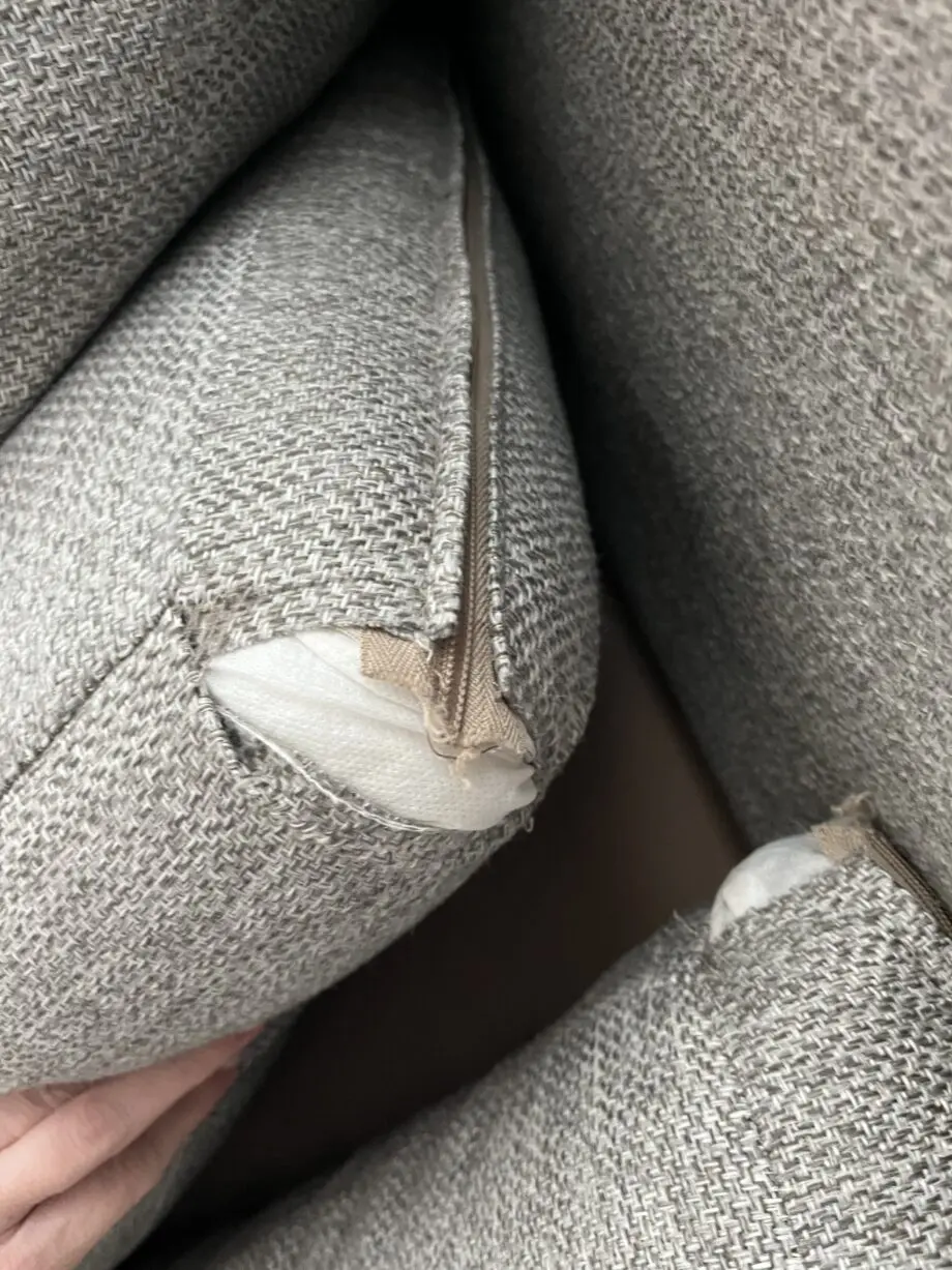 Large Corner Sofa DFS Pillow Back