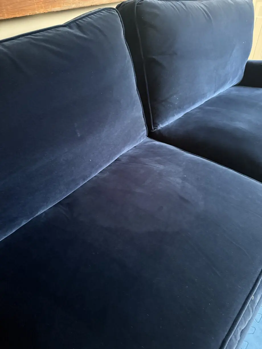 Sofa.com Bluebell 3 seat sofa in Prussian Blue Velvet