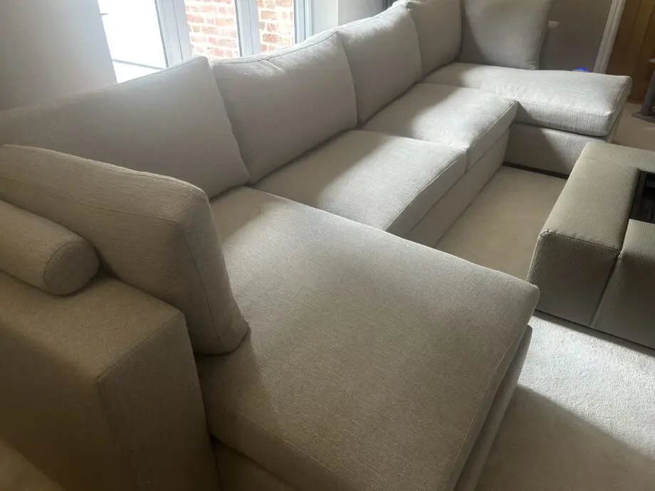 Bespoke U-shape, stone sofa
