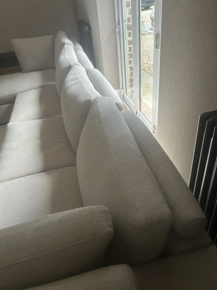 Bespoke U-shape, stone sofa