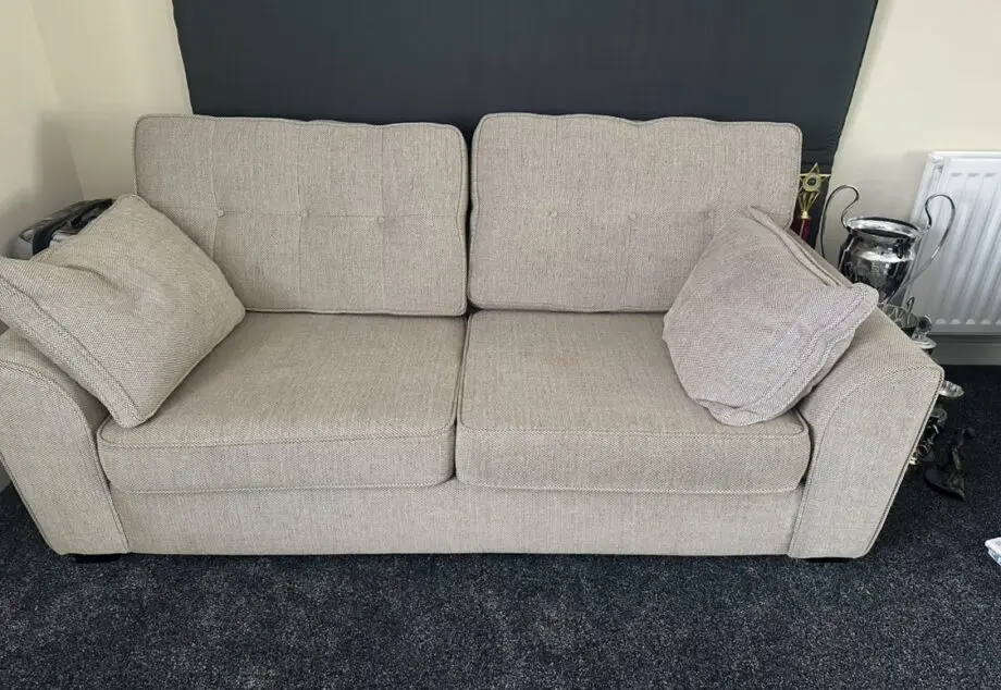 DFS grey 3 seater sofa bed