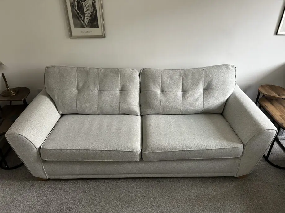 DFS Jayce 4 Seater Ice Grey Sofa