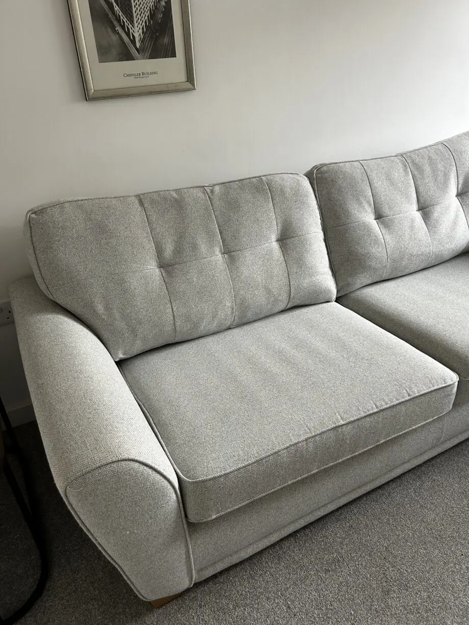 DFS Jayce 4 Seater Ice Grey Sofa