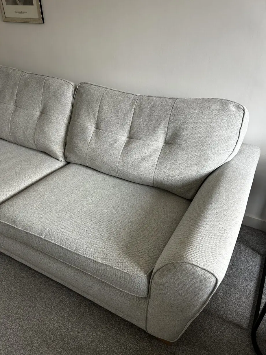 DFS Jayce 4 Seater Ice Grey Sofa