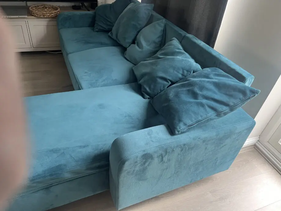 Tracy Corner Sofa - Lagoon Teal Velvet