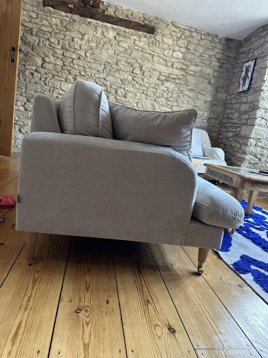 Beige 3-Seater Sofa