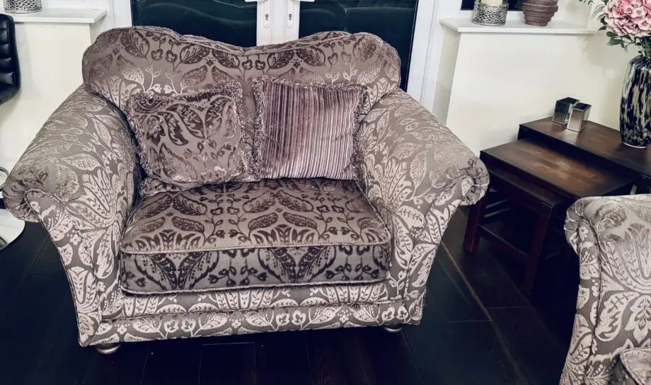 Sofaworks Grey Fabric Luxury Sofa Set