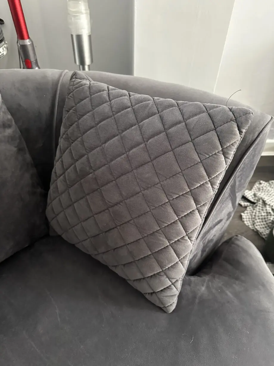 Modern grey swivel chair